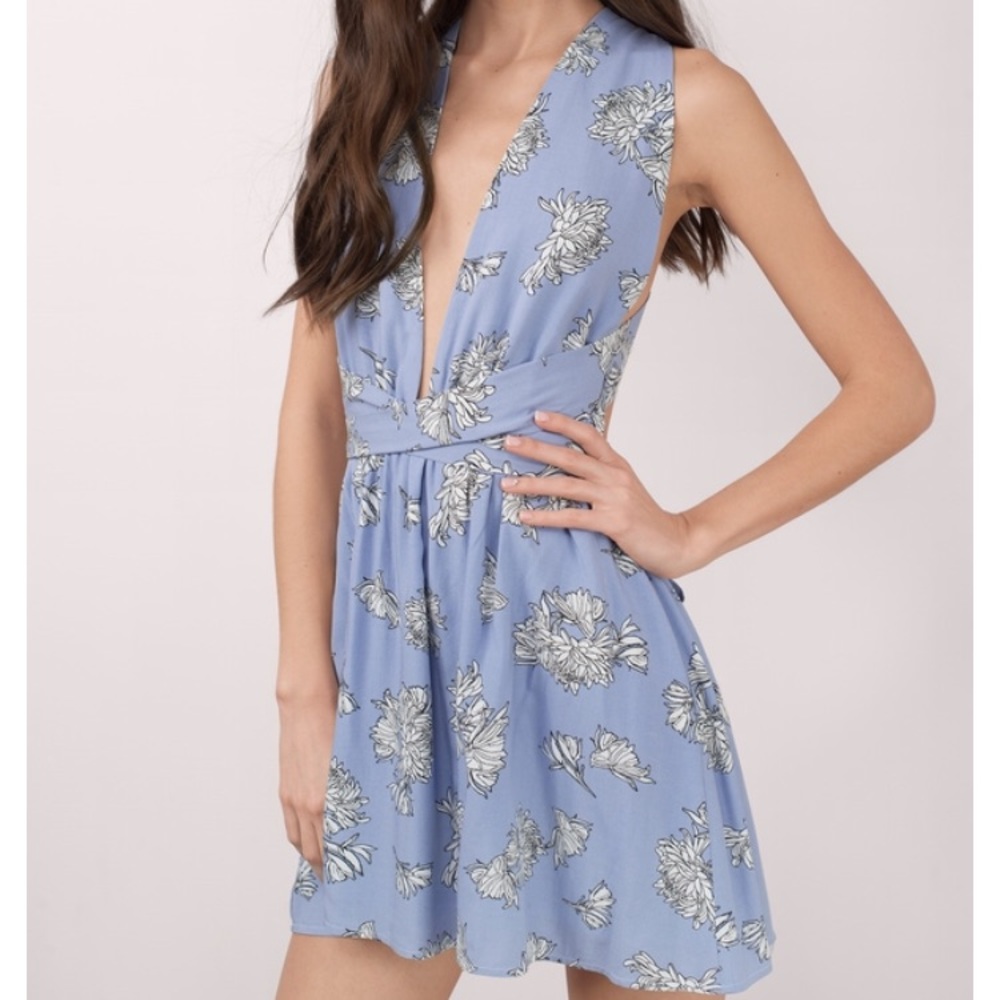 TOBI SAMMI BLUE MULTI MULTI WAY DRESS